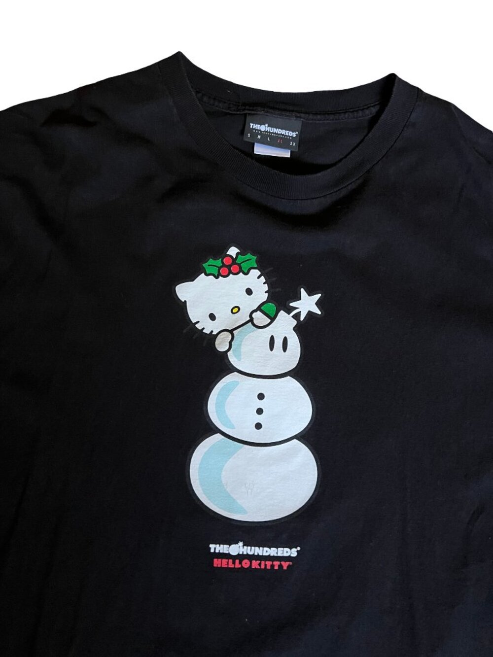 The Sanrio x The Hundreds Hello Kitty T-shirt features a unique collaboration de